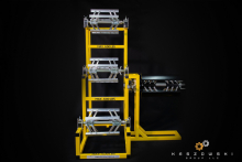Upright Coil Rack with Side Decoiler