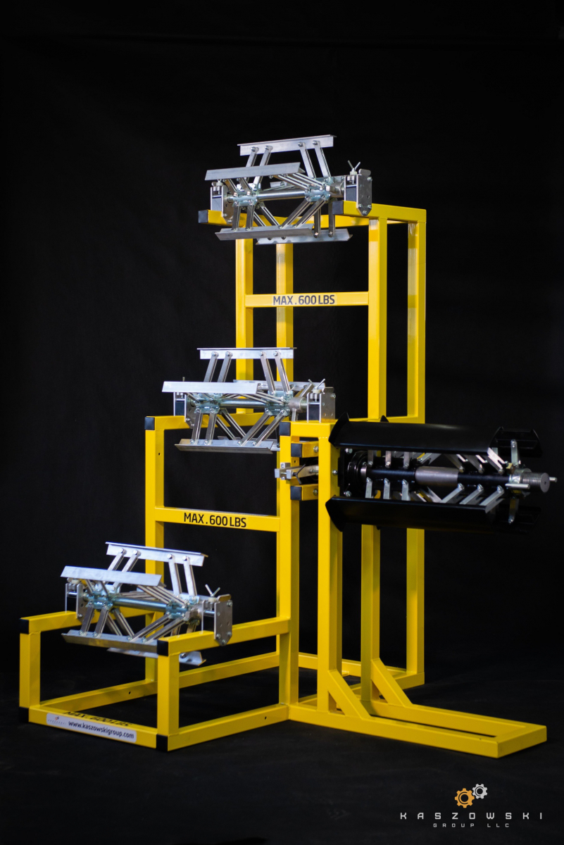 Coiler Rack Upright Coil Rack with Side Decoiler | kaszowskigroup.com